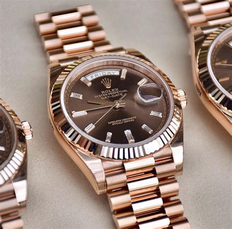 40 mm rolex rose goud staal|Rolex day date 40 everose gold.